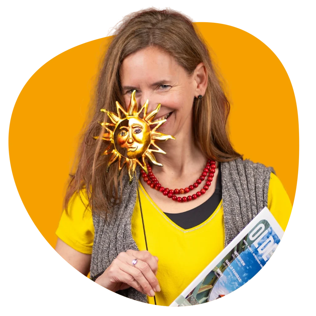 Katja Mickelat Profilbild orange