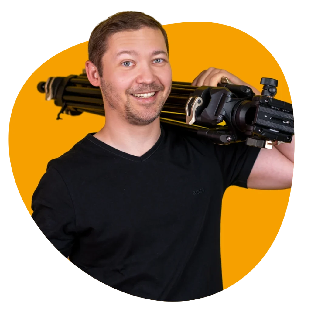 Sandra Sergej Profilbild orange